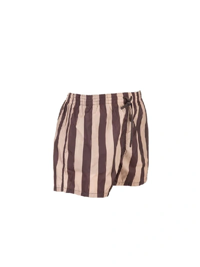 Shop Fendi Beige Polyester Trunks