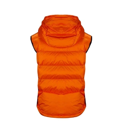 Shop Burberry Orange Polyamide Vest