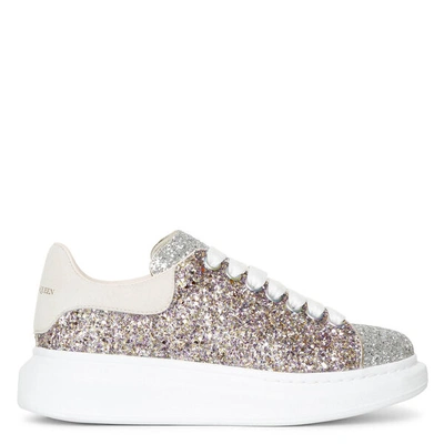 Shop Alexander Mcqueen Glitter Candy Classic Sneakers In Glitter/pink/silver