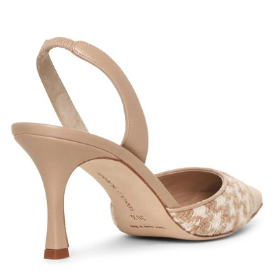 Shop Manolo Blahnik Carolyne Woven Slingback Pumps