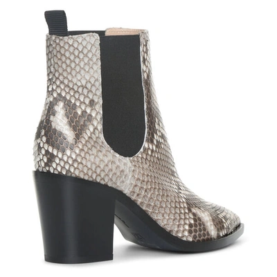 Shop Gianvito Rossi Romney Natural Snake Ankle Boots