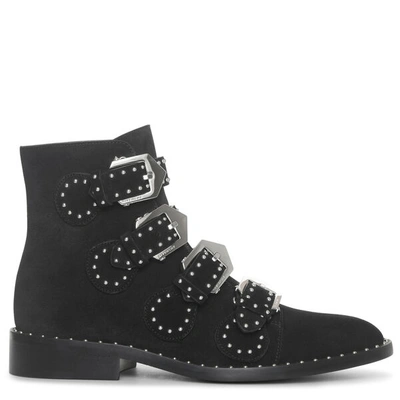 Shop Givenchy Elegant Flat Black Suede Boot