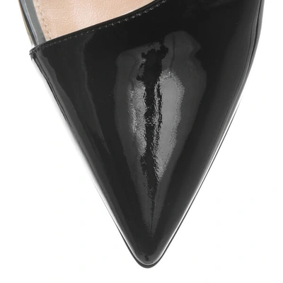 Shop Gianvito Rossi Deela 105 Black Patent Leather Pumps