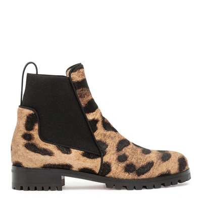 Shop Christian Louboutin Marchacroche Leopard Boots