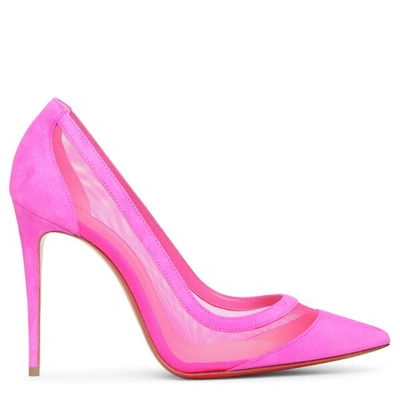 Shop Christian Louboutin Galativi 100 Diva Suede Pumps