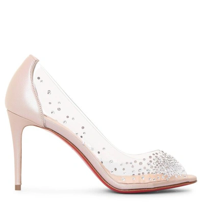 Shop Christian Louboutin Sucre Glace 85 Pumps