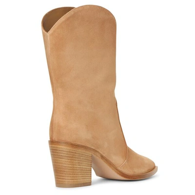 Shop Gianvito Rossi Sahara Suede Ankle Boots