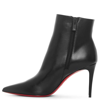 So Kate Booty - 85 mm Low boots - Calf leather - Black - Christian