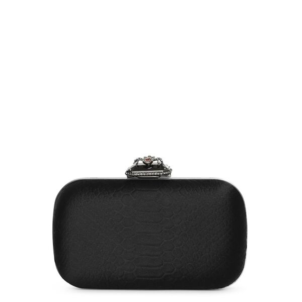 alexander mcqueen satin clutch