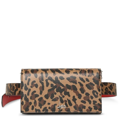 Shop Christian Louboutin Boudoir Leopard Printed Leather Belt Bag