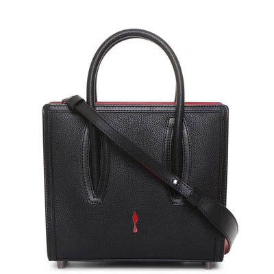 Shop Christian Louboutin Paloma S Mini Leather Bag In Black