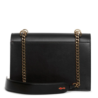 Shop Christian Louboutin Elisa Large Black Shoulder Bag