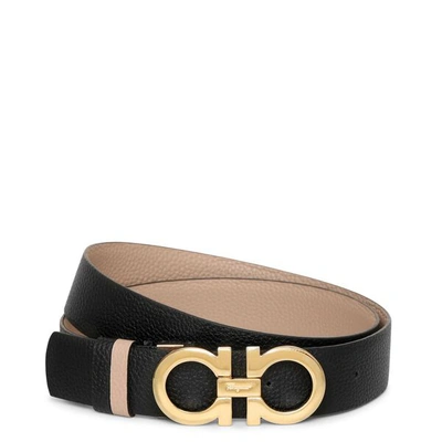 Shop Ferragamo Gancini Reversable And Adjustable Stone Belt