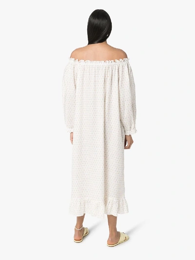 Shop Sleeper Kleid Mit Stickerei In White