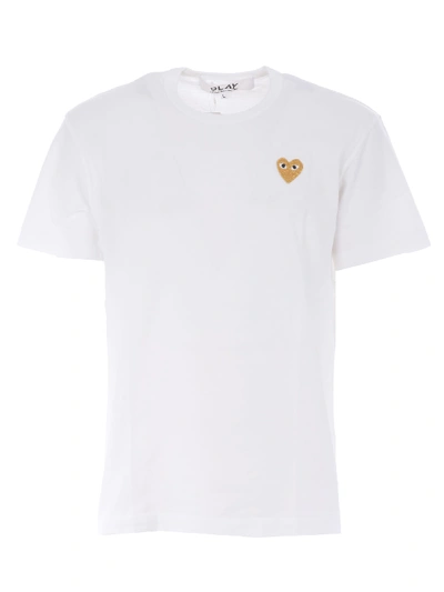 Shop Comme Des Garçons T-shirt In Bianco