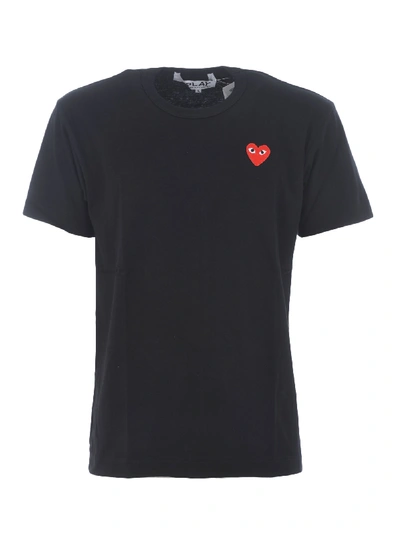 Shop Comme Des Garçons Short Sleeve T-shirt In Nero