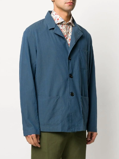 Shop Massimo Alba Everyday Jacket In Blue