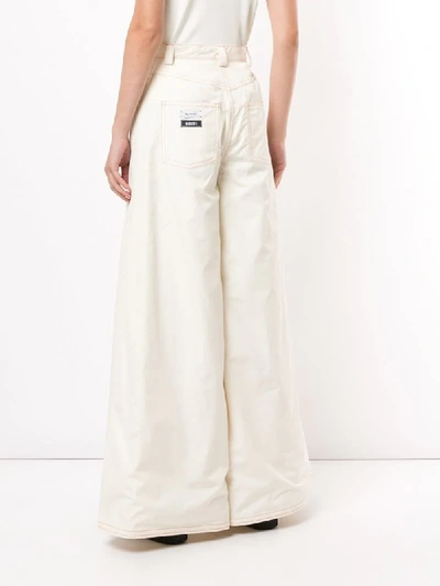 Shop Sunnei Wide-leg Jeans In White
