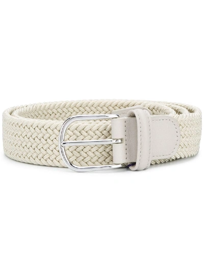 Anderson's Taric Woven Belt In Neutrals