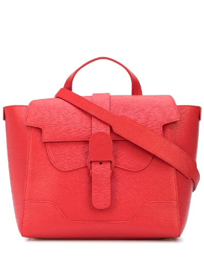 Shop Senreve Midi Maestra Shoulder Bag In Red