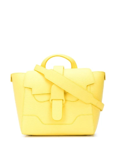 Shop Senreve Mini Maestra Shoulder Bag In Yellow
