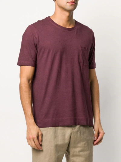 Shop Massimo Alba Classic T-shirt In Red