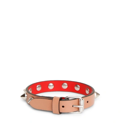 Shop Christian Louboutin Loubilink Courtisane Bracelet In Pink