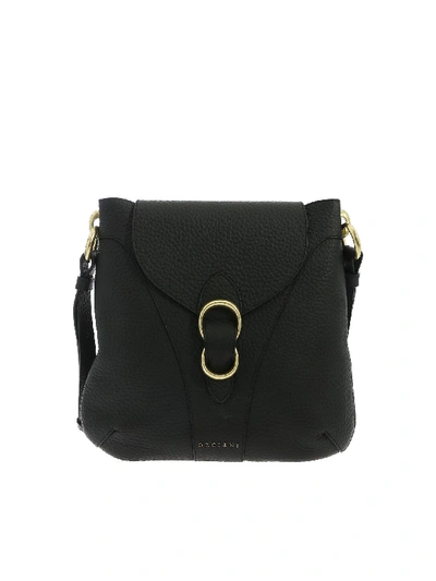 Shop Orciani Beth Soft Shoulder Bag In Black