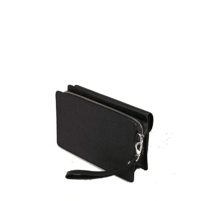 Shop Hogan Black Leather Document Holder