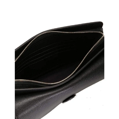 Shop Hogan Black Leather Document Holder