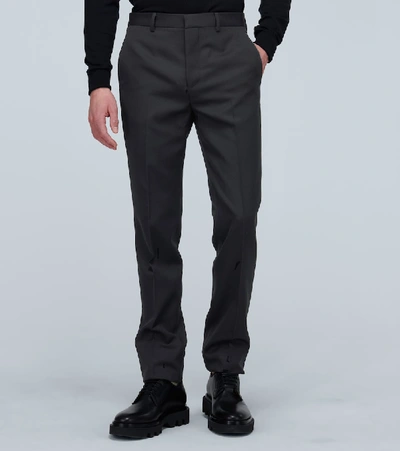 Shop Givenchy Formal Pants With Logo In Black