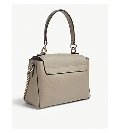 Shop Chloé Faye Day Mini Leather Shoulder Bag