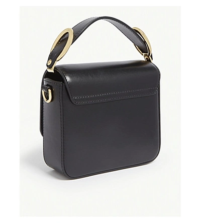 MINI CHLO&EACUTE; C LEATHER SHOULDER BAG