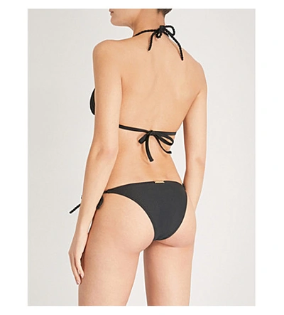 Shop Heidi Klein Core Triangle Bikini Top In Brt-wht