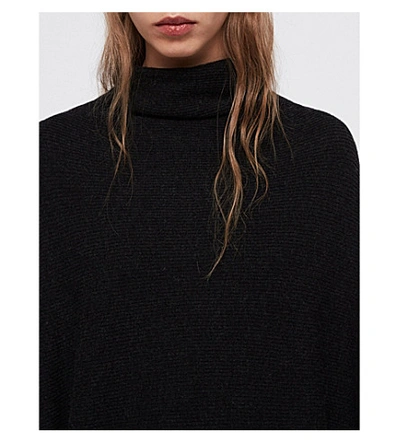 Shop Allsaints Ridley Wool And Cashmere-blend Jumper In Paprika Red