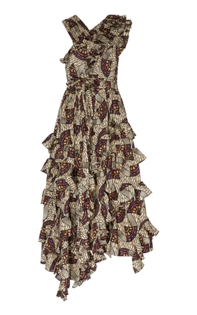 Shop Ulla Johnson Imogen Cotton Dress In Print
