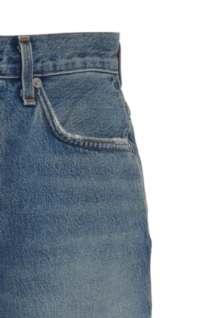 Shop Agolde Vintage Flare High-rise Jeans In Medium Wash