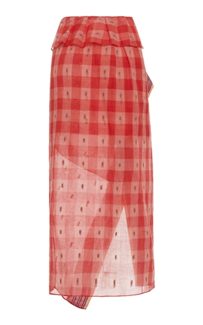 Shop Ulla Johnson Merida Skirt In Plaid