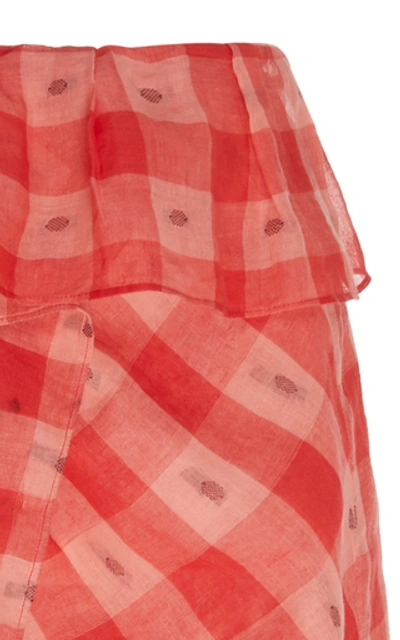 Shop Ulla Johnson Merida Skirt In Plaid