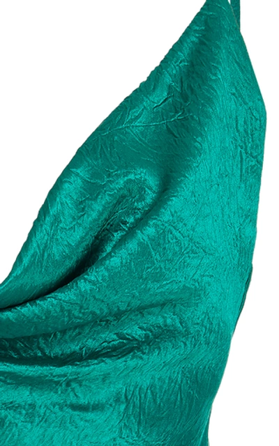 Shop Sies Marjan Amira Satin Camisole Top In Green
