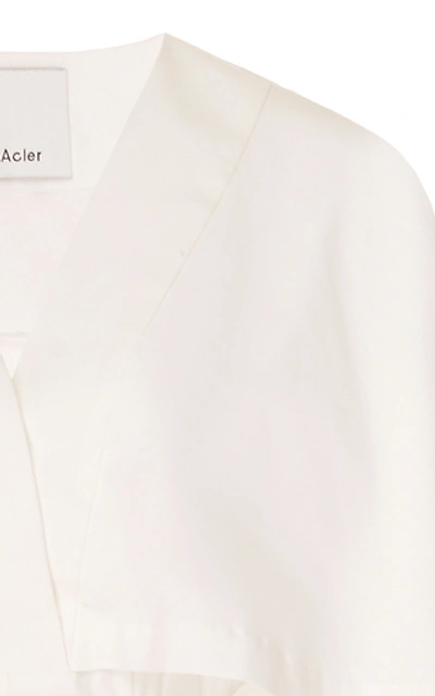 Shop Acler Cresler Striped Shirt In White
