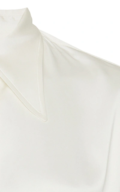 Shop Deveaux Dawn Button Down Shirt In White