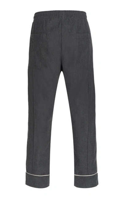 Shop Rhude Smoking Pant In Grey