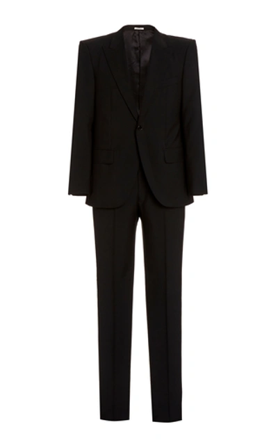 Shop Husbands Paris Hegel & Delon Wool-mohair Suit In Black
