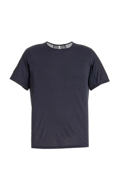 Shop Veilance Cevian Jersey T-shirt In Navy