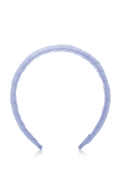 Shop Donni Dolce Grosgrain Headband In Light Blue