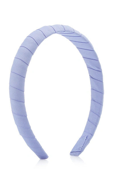 Shop Donni Dolce Grosgrain Headband In Light Blue