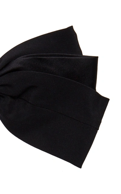 Shop Sophie Buhai Women's Classic Bow Silk Barrette In Neutral,black