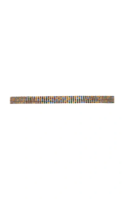 Shop Veronica Beard Orion Multicolor Crystal Belt