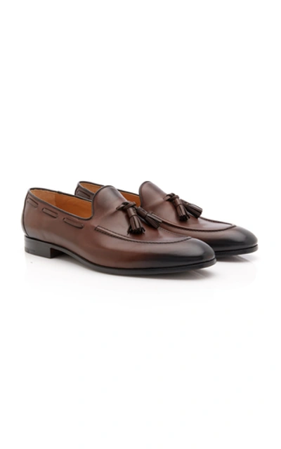 Shop Church's Doughton Tasseled Leather Loafers In Brown